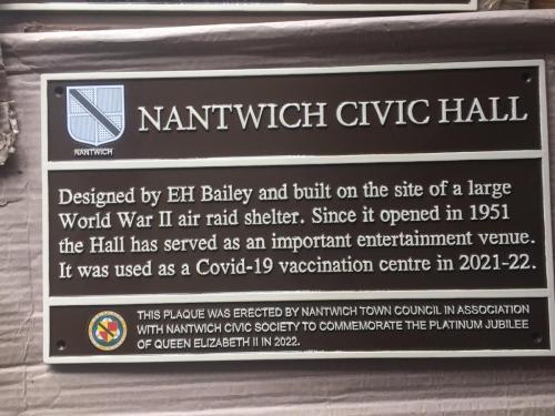 Civic Hall plaque