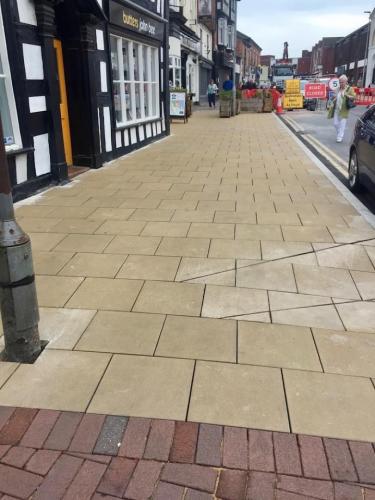 New paving 