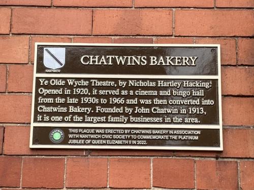 Chatwins plaque