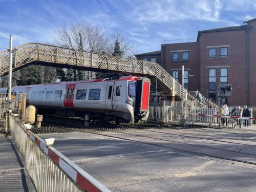 Our special station footbridge