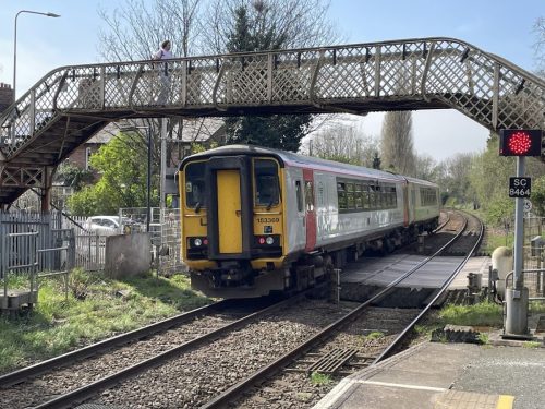 Our special station footbridge